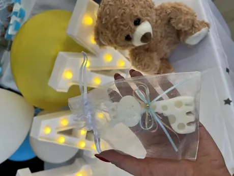 Ampliar: mesa de baby shower